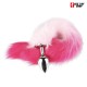 Foxes Furry Animal Tail Faux Fur Starter Trainer Expansion Set Solid Metal Hypoallergenic Sexual Show Cosplay Sex Toy