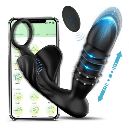 Lana Thrusting App & Remote Control Anal Wearable Vibrator
