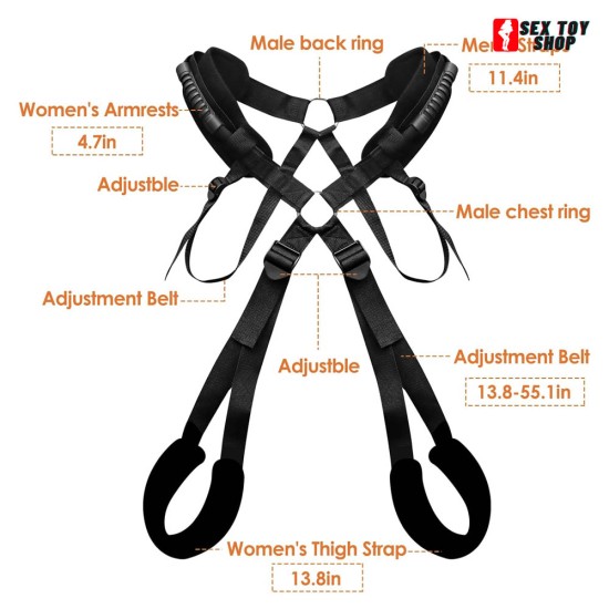 Love Slings for Couples Sex Swing Set Sex Restraints Toys Holds up to 300lbs