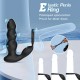 10 Vibrating Prostate Massager Butt Plug with Cock Ring