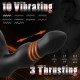 10 Vibrating Prostate Massager with Dual Cock Rings