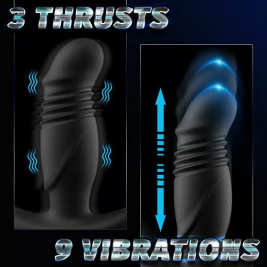 APP Control 3 Thrusts & 9 Vibrations Prostate Massager