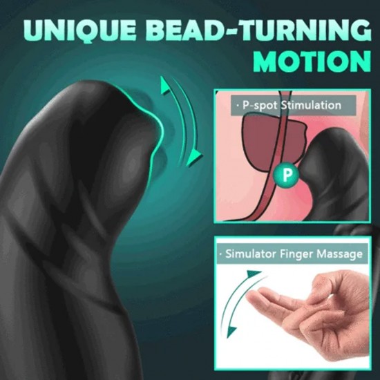 Beads 9 Vibrating Prostate Massage P-spot Anal Toy