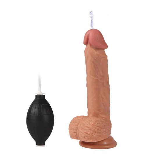 6 Inch Squirting Dildo With Suction Cup
