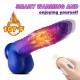 Color-changing Intelligent Heating 9-Inch 3 Thrusting 5 Vibrating Dildo