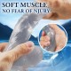 7.4 Inch Transparent Manual Large Dildo With Suction Cup