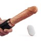 5.4-Inch Silicone Dildo with 7 Vibrating 7 Telescoping