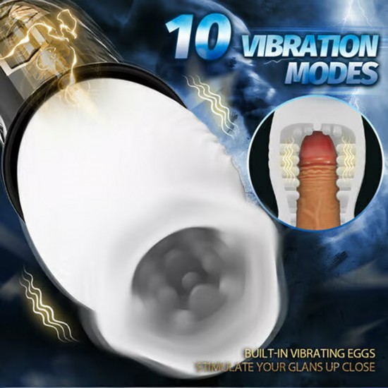 10 Vibration Male Masturbation with 5 Rotation