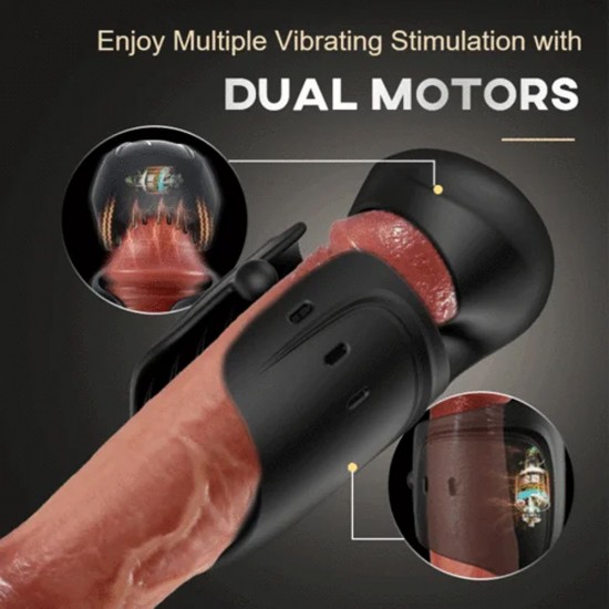 10 Vibrating Modes Adjustable Buckle Cup