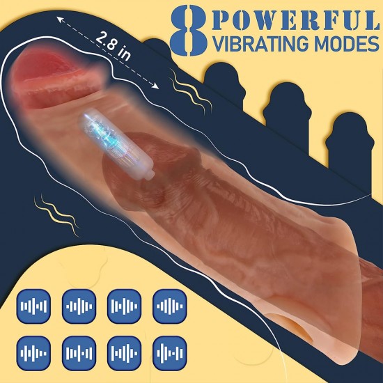 8 Inch Remote Control Penis Extender