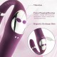 3 IN 1 Elegant Clit Rubbing Massager G-Spot Heating Vibrator