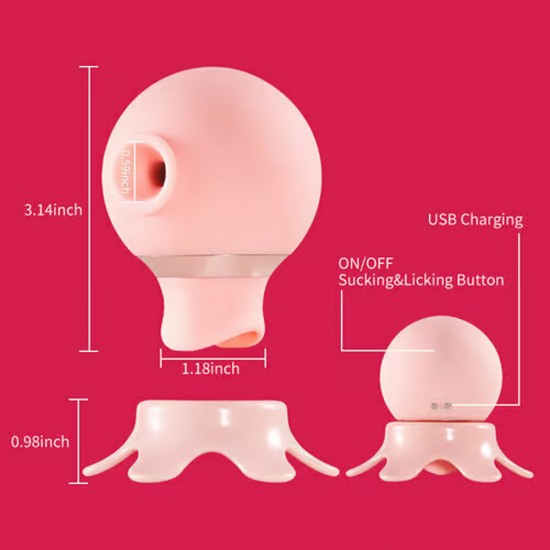 Baby Octopus 7 Sucking & Licking Vibrator For Beginner