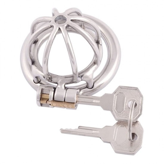 Small 304 Steel Stainless Comfortable Cock Cage (1.97 inch / 50mm)