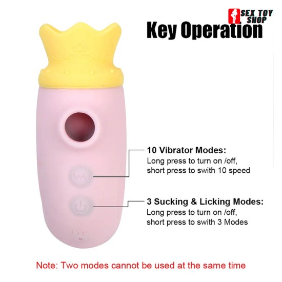 3 In 1 Sucking Vibrator Clitoral Stimulation Female Vaginal Masturbation